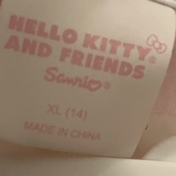 Hello Kitty Pink and White Striped Long Sleeve Dress - Picture 5 of 10